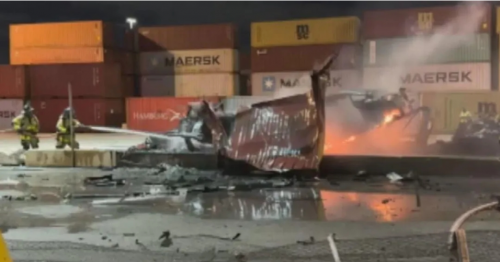 突發(fā)！邁阿密港發(fā)生火災(zāi)